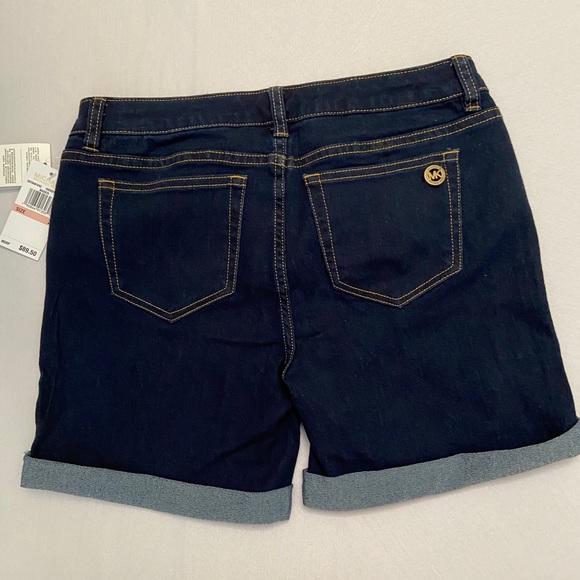 🆕MK-MICHAEL KORS DENIM SHORTS-NEW STYLISH MK LOGO - Picture 8 of 8